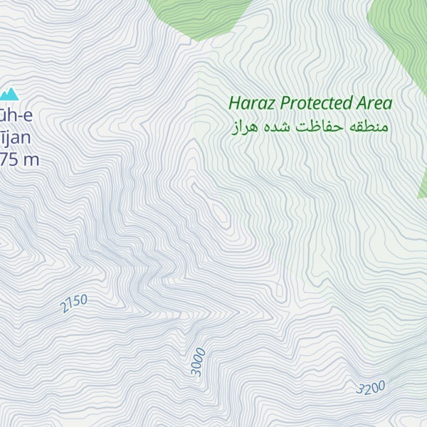 Map of Kūh-e Karīspolī