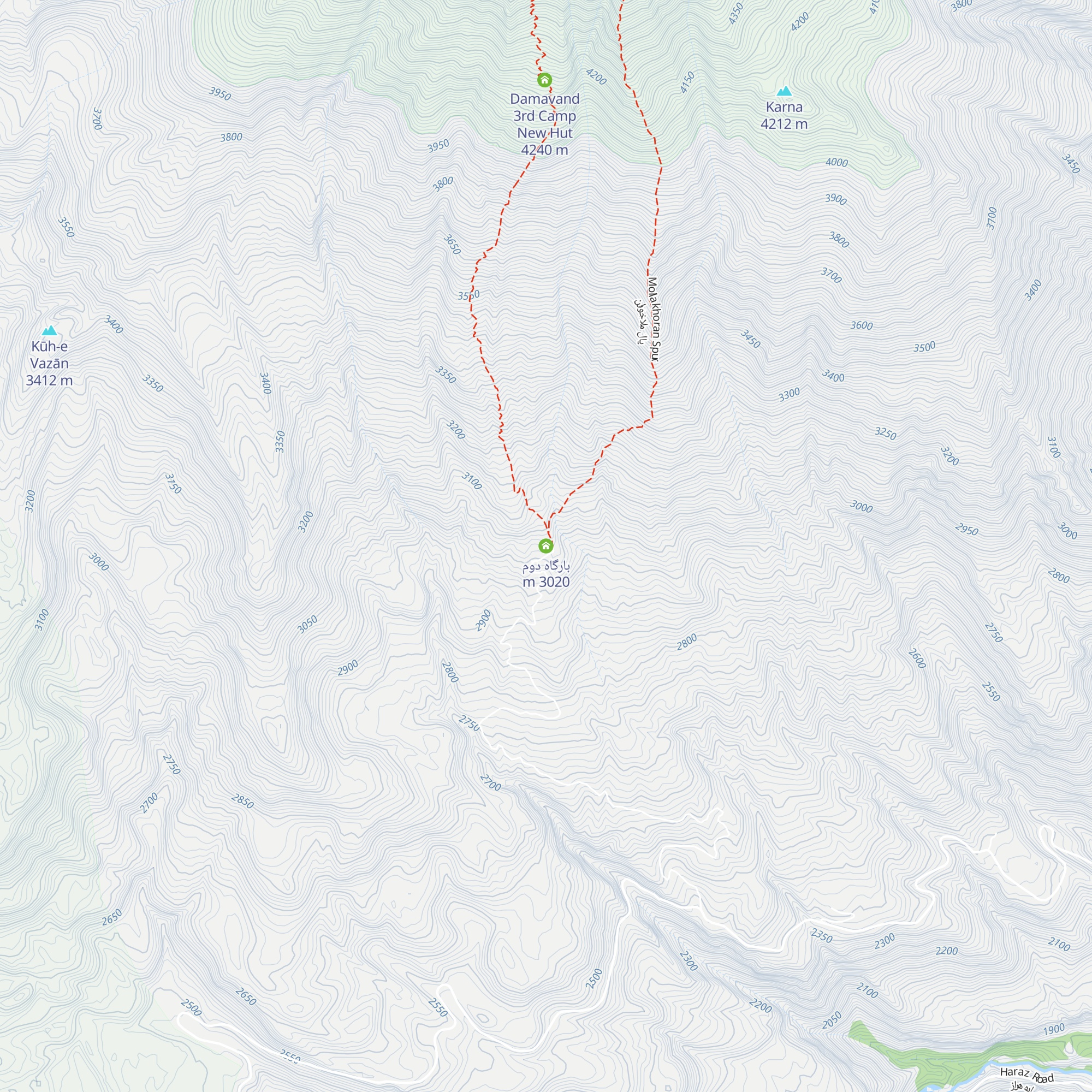 بارگاه دوم map