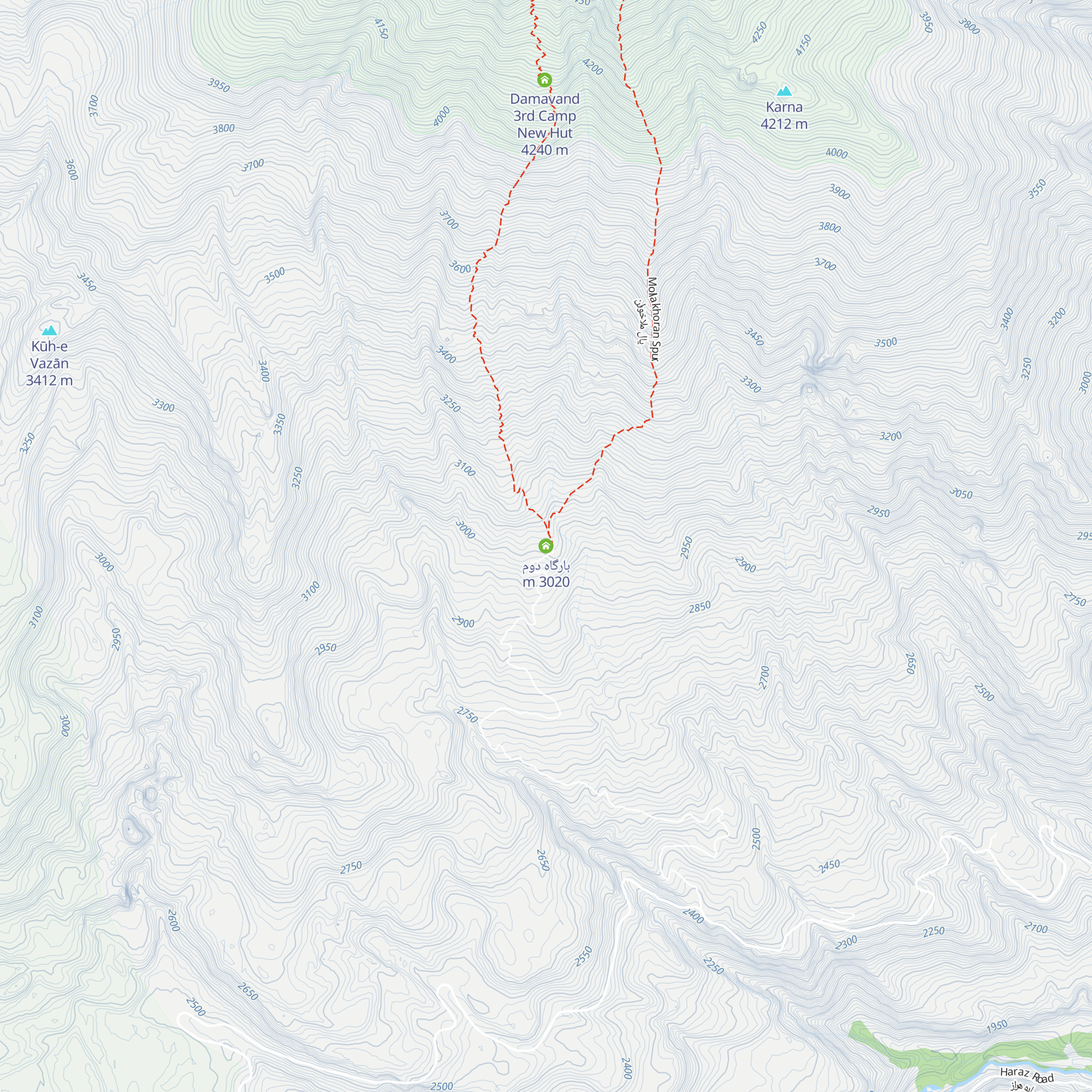 بارگاه دوم map