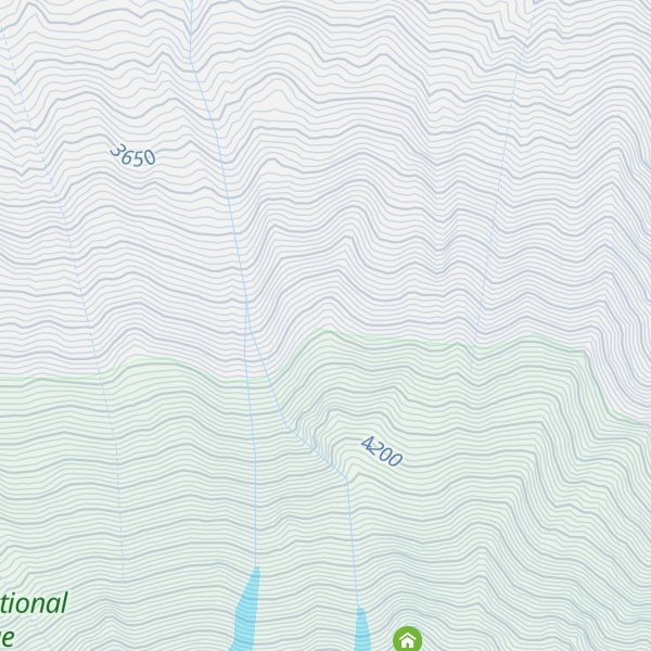 Map of 4000 Hut