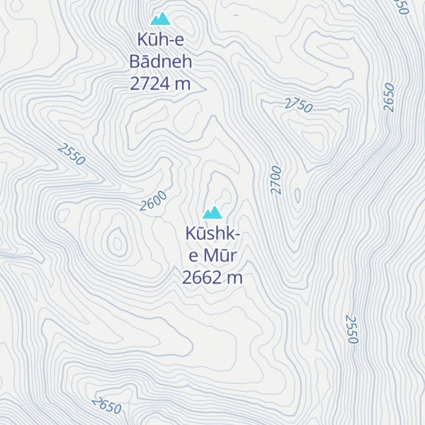 Map of Kūshk-e Mūr