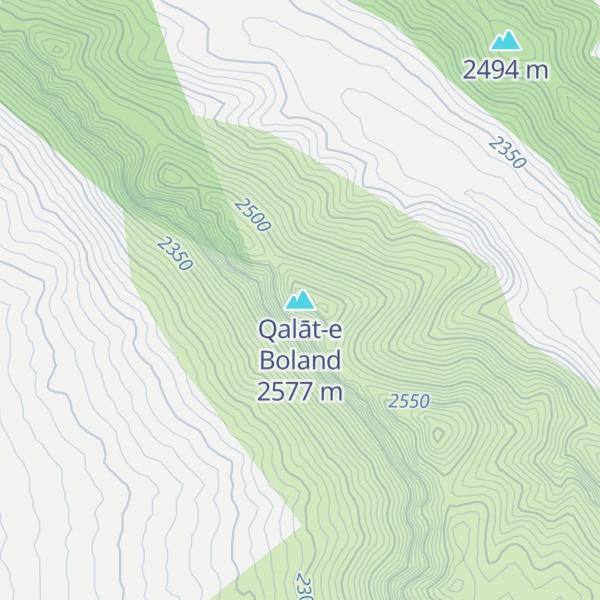 Map of Qalāt-e Boland