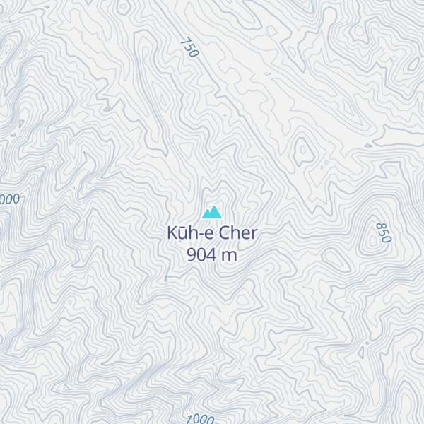 Map of Kūh-e Cher