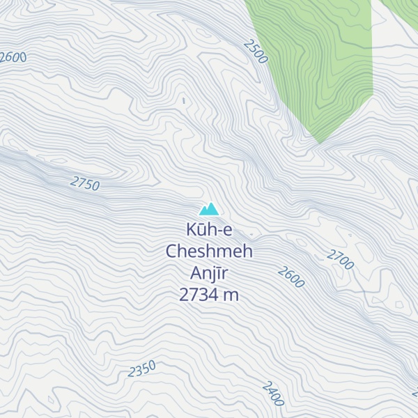 Map of Kūh-e Cheshmeh Anjīr