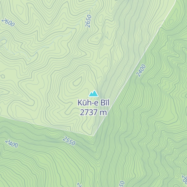 Map of Kūh-e Bīl