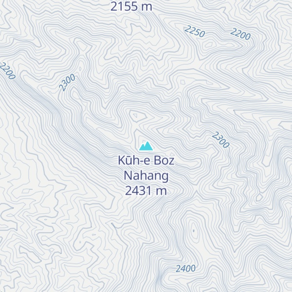 Map of Kūh-e Boz Nahang