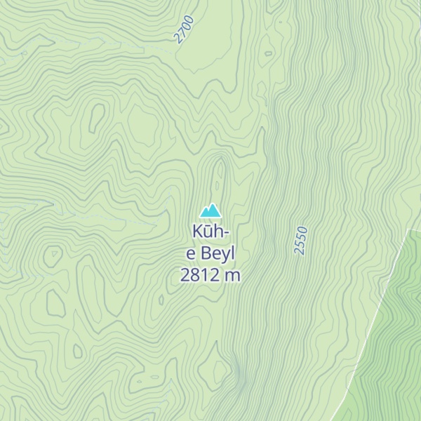Map of Kūh-e Beyl