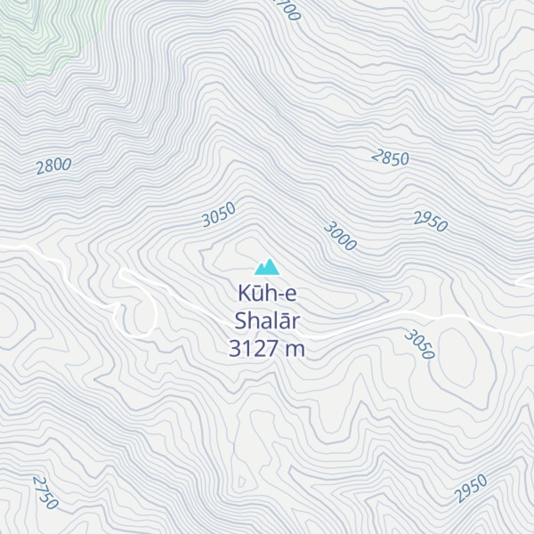 Map of Kūh-e Shalār