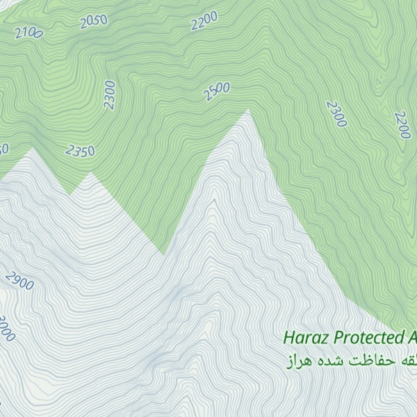 Map of Kūh-e Palī Kūh