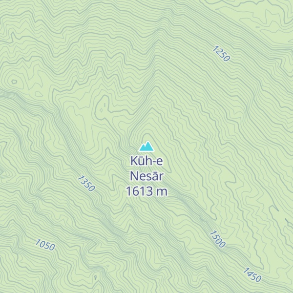Map of Kūh-e Nesār