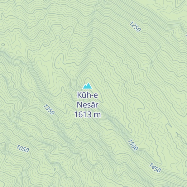 Map of Kūh-e Pīr