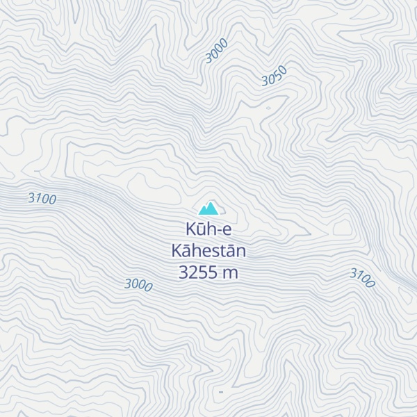 Map of Kūh-e Kāhestān