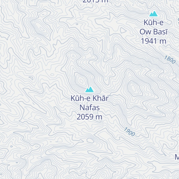 Map of Kūh-e Khār Nafas