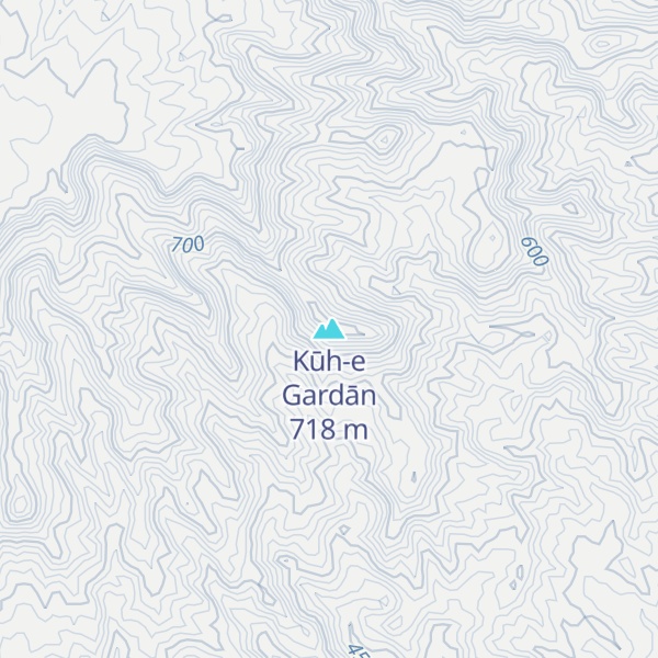 Map of Kūh-e Gardān