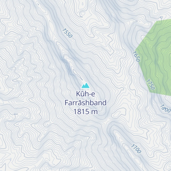 Map of Kūh-e Farrāshband