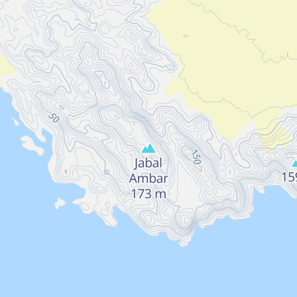 Map of Jabal Ambar