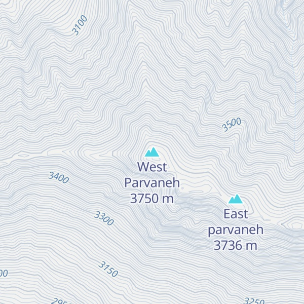 Map of West Parvaneh