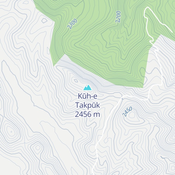 Map of Kūh-e Takpūk