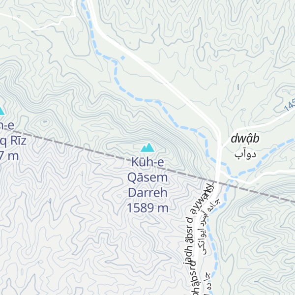 Map of Kūh-e Qāsem Darreh