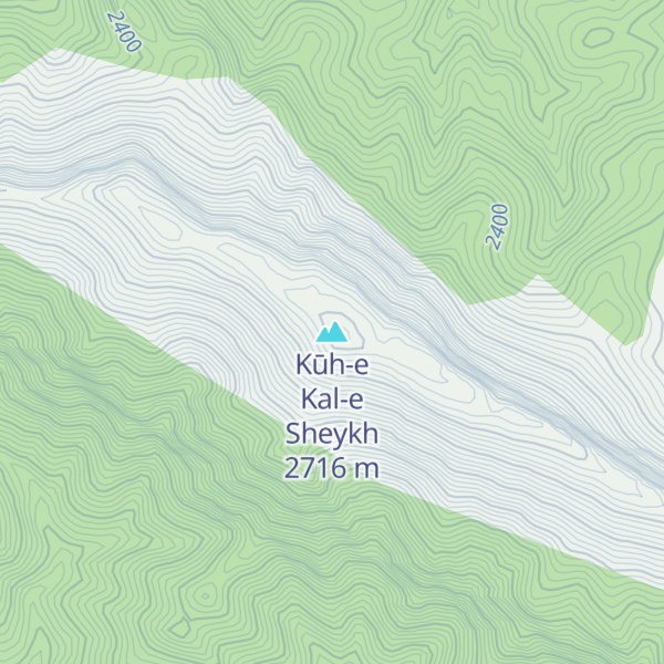 Map of Kūh-e Kal-e Sheykh