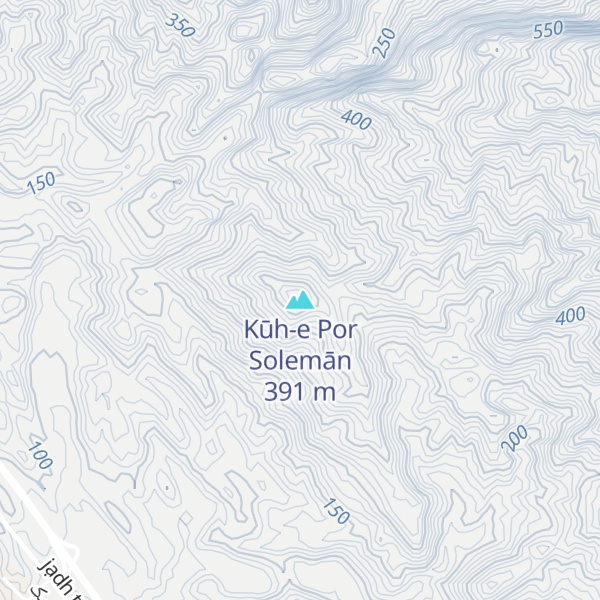 Map of Kūh-e Por Solemān