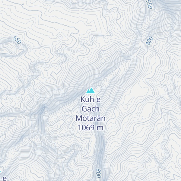 Map of Kūh-e Gach Motarān
