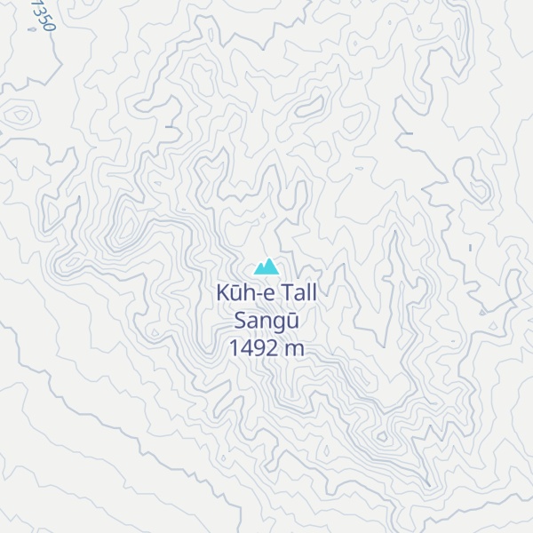 Map of Kūh-e Tall Sangū