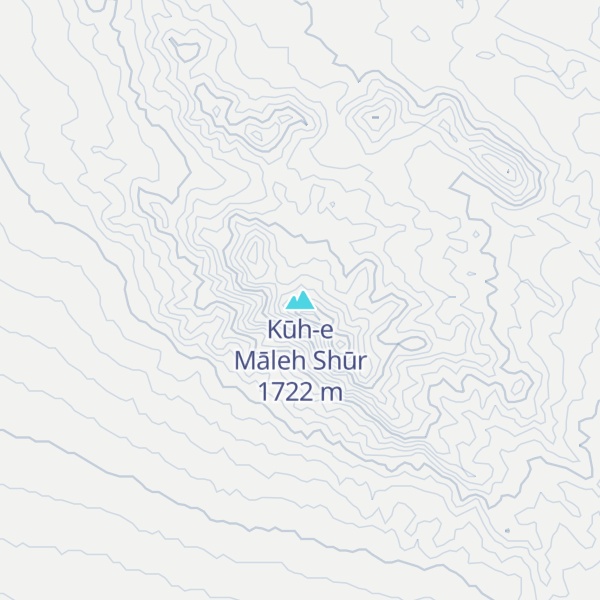 Map of Kūh-e Māleh Shūr