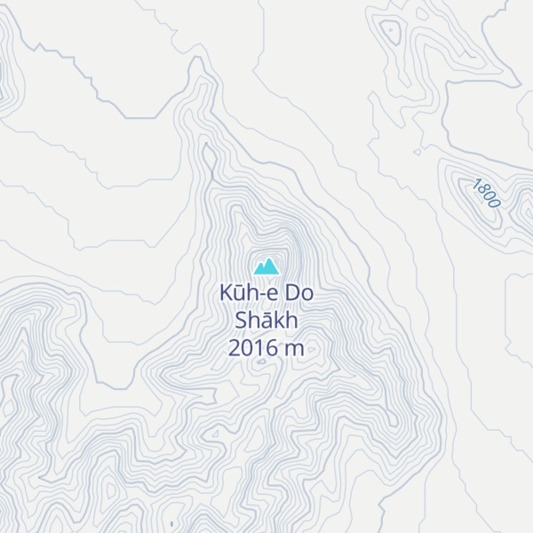 Map of Kūh-e Do Shākh