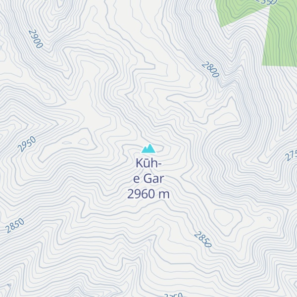 Map of Kūh-e Gar