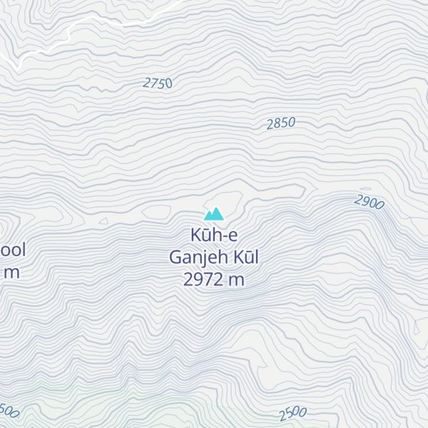 Map of Kūh-e Ganjeh Kūl