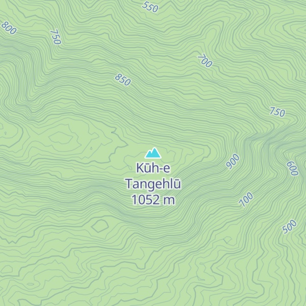 Map of Kūh-e Tangehlū