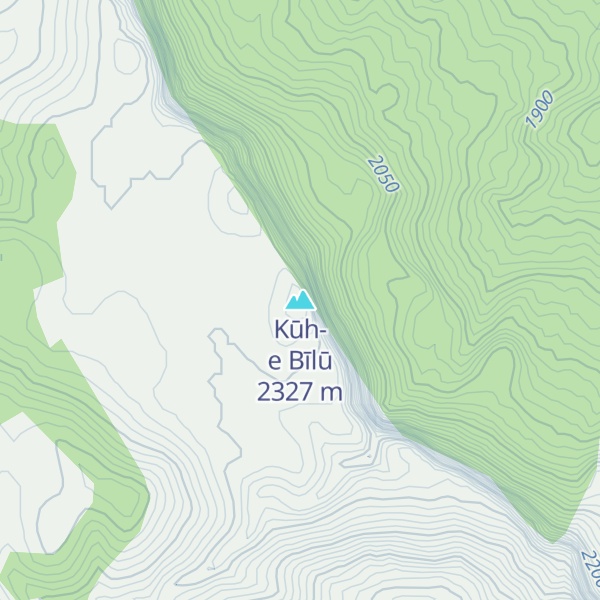 Map of Kūh-e Bīlū