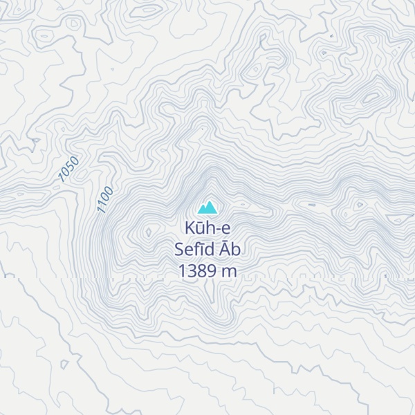 Map of Kūh-e Sefīd Āb