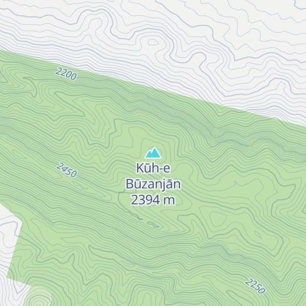 Map of Kūh-e Būzanjān