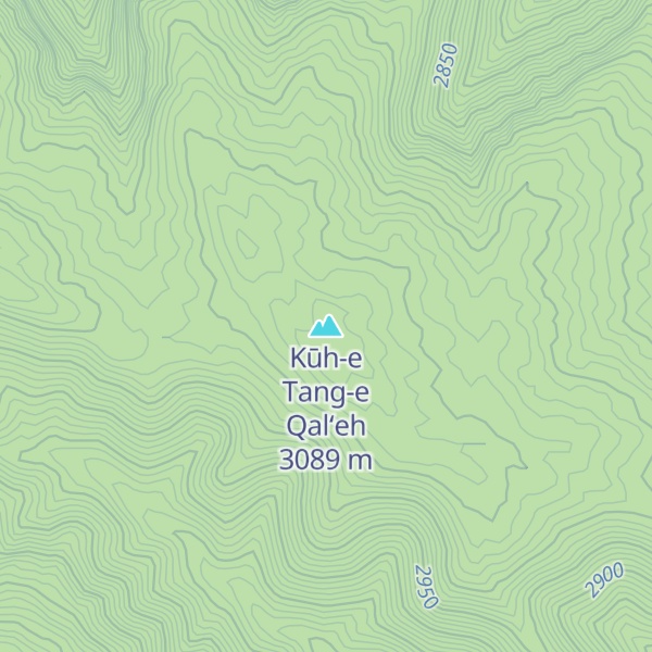 Map of Kūh-e Tang-e Qal‘eh