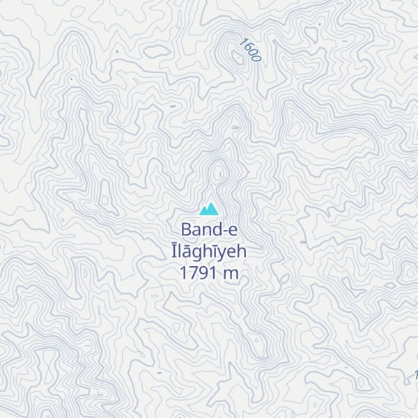 Map of Band-e Īlāghīyeh