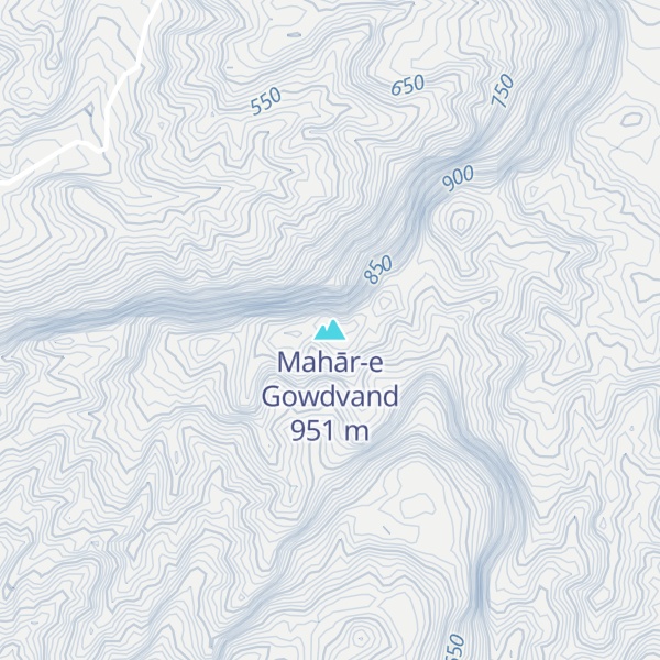 Map of Mahār-e Gowdvand