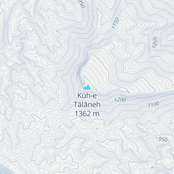 Map of Kūh-e Tālāneh