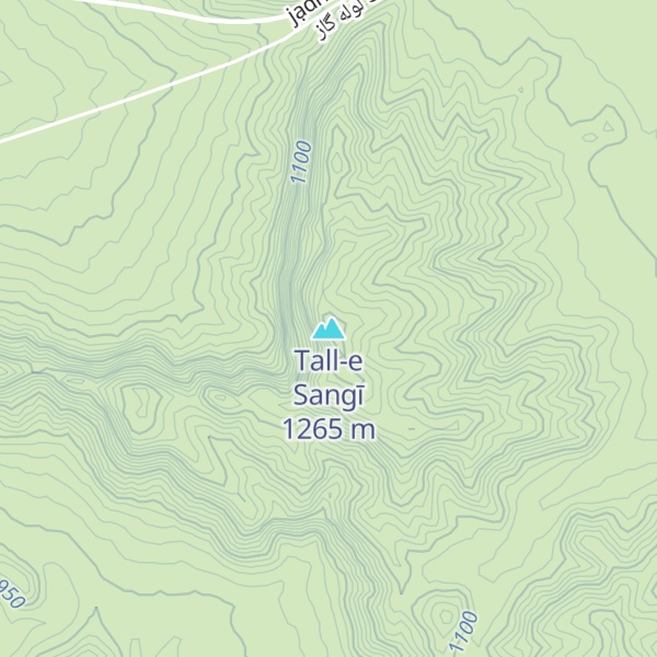 Map of Tall-e Sangī