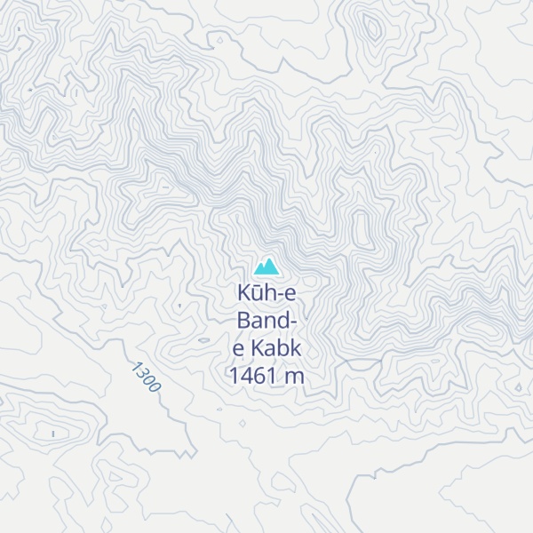 Map of Kūh-e Band-e Kabk