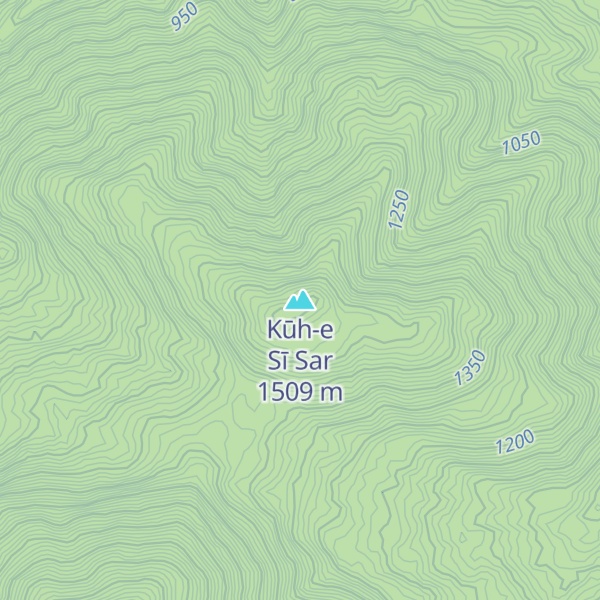 Map of Kūh-e Sī Sar