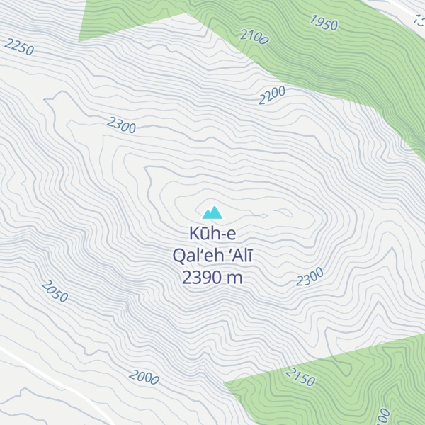 Map of Kūh-e Qal‘eh ‘Alī