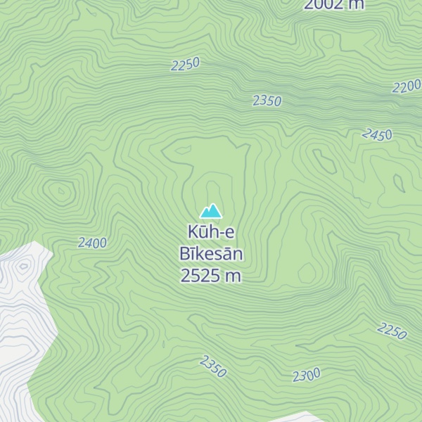 Map of Kūh-e Bīkesān