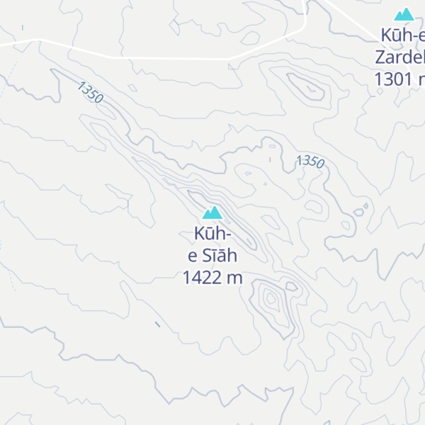 Map of Kūh-e Sīāh
