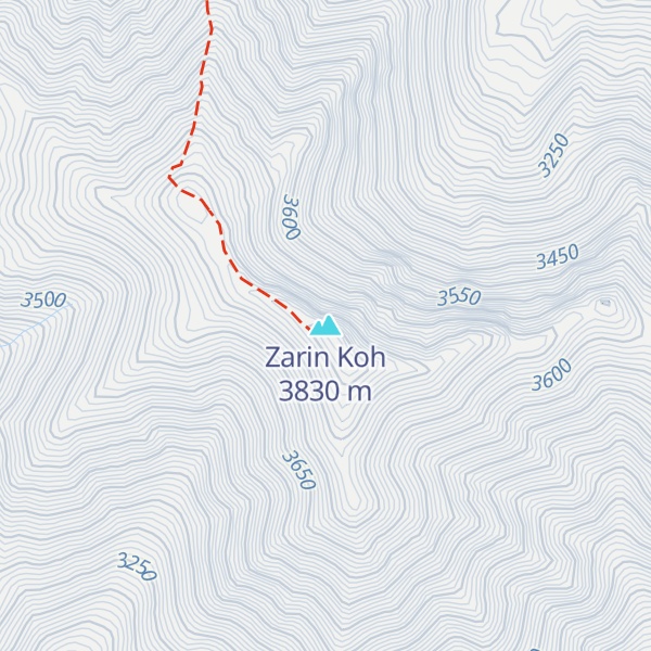 Map of Zarin Koh