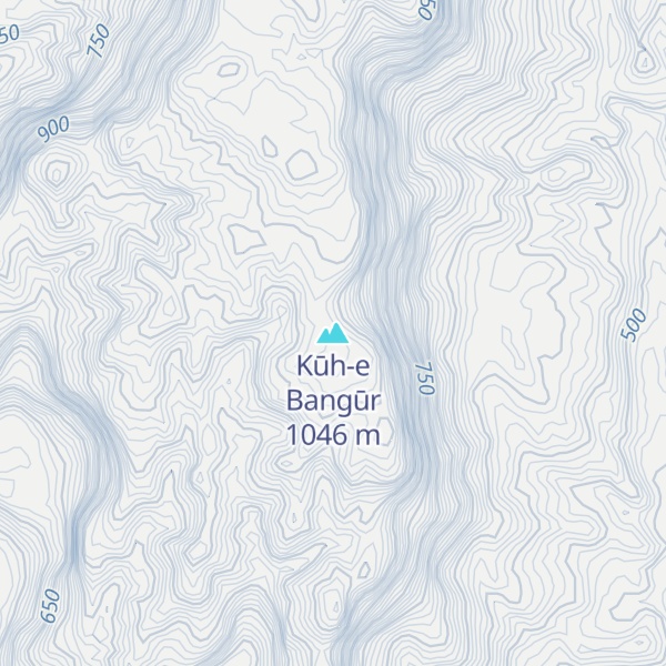 Map of Kūh-e Bangūr