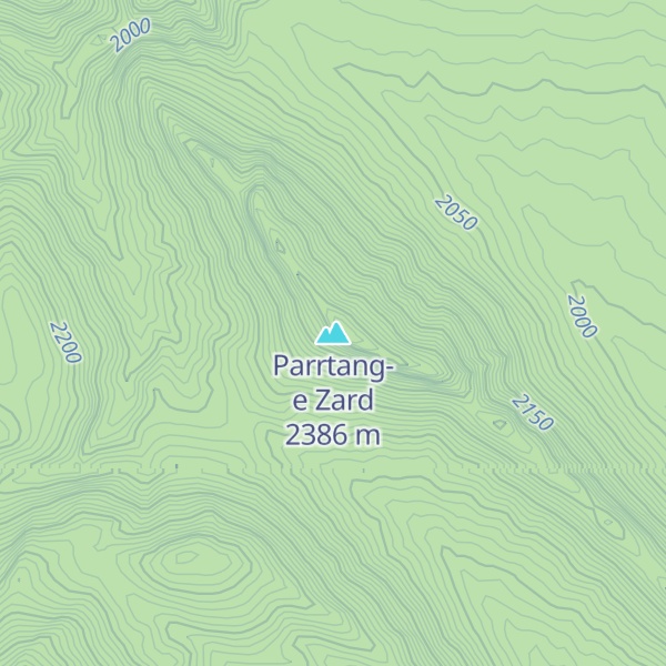 Map of Parrtang-e Zard