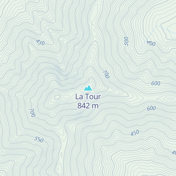 Map of La Tour