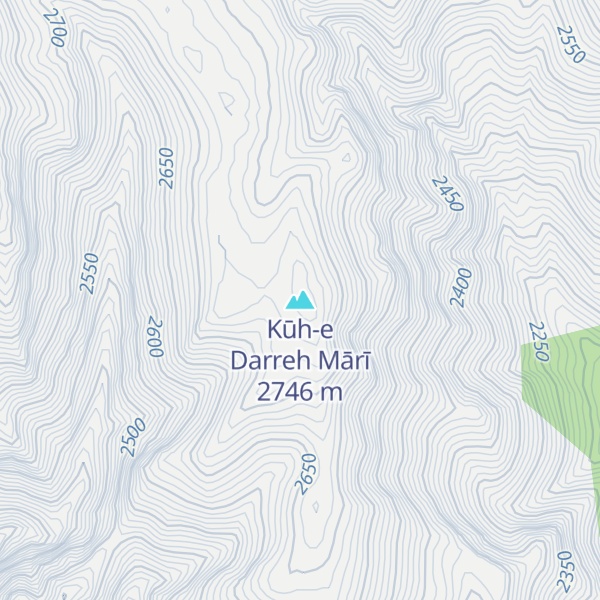 Map of Kūh-e Darreh Mārī